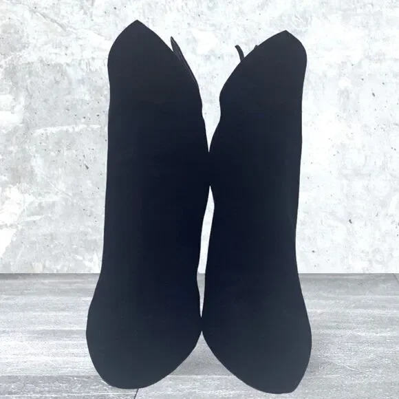 KENDALL+KYLIE Suede Madison Winged Stiletto Heeled Boots Size 8.5 - Picture 2 of 15